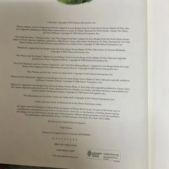 Disney 5-Minute Fairy Tales (5-Minute Stories) - Disney Book Group,|Disney S... - Picture 10 of 16